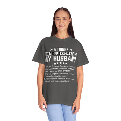 To My Wife | Unisex Garment-Dyed T-shirt