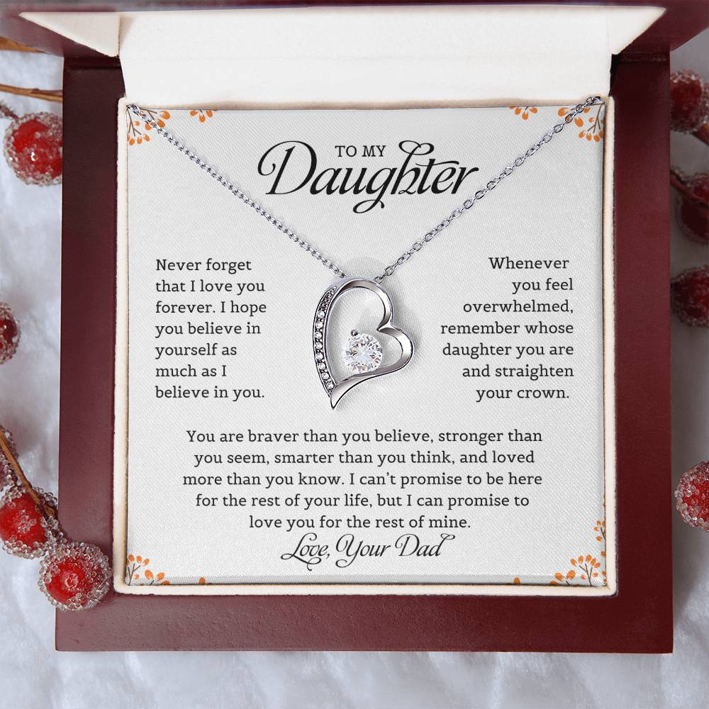 To My Daughter | Forever Love Necklace