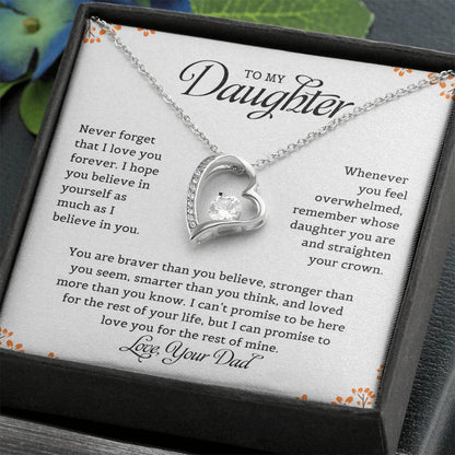 To My Daughter | Forever Love Necklace