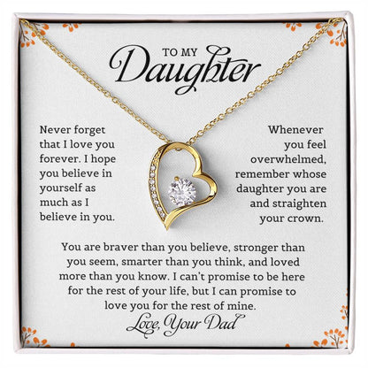 To My Daughter | Forever Love Necklace