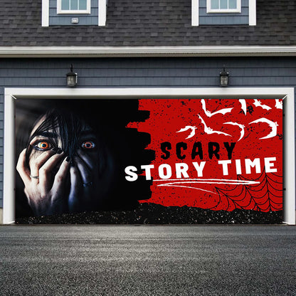 Spooky Garage Door Banner