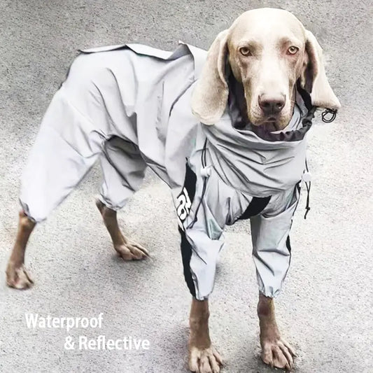 Pet Dog Jumpsuit Waterproof Raincoat